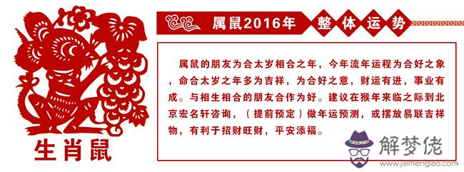 201612生肖運勢如何：2016十二生肖運勢？