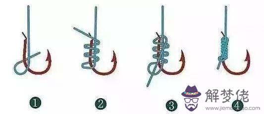 魚鉤連接八字環綁法：怎麼綁魚鉤和八字環