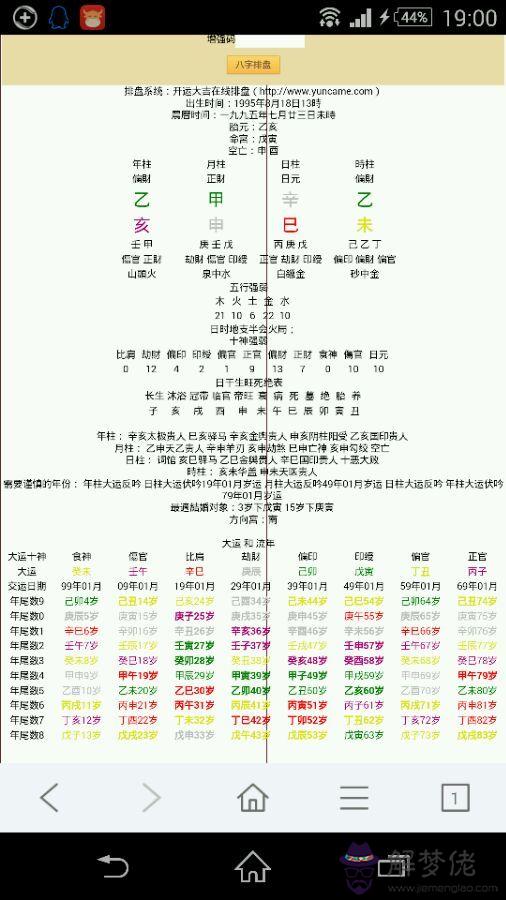 免費測八字強弱：免費查詢五行八字強弱