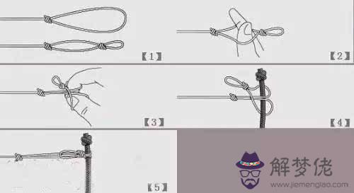 子線鉤綁八字環：釣魚的子線的打結方法？