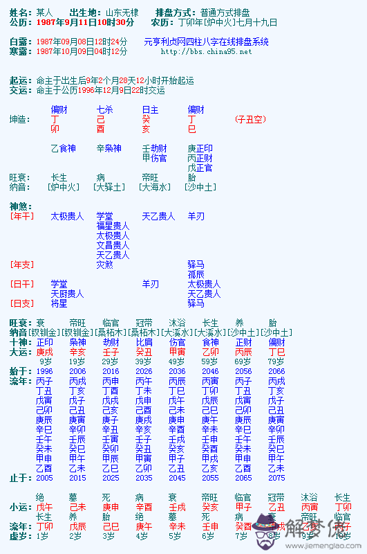 在線八字排盤元亨利貞