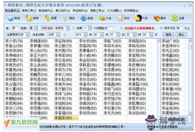 公司八字起名測試打分：生辰八字起名測名打分，怎樣取名字好？