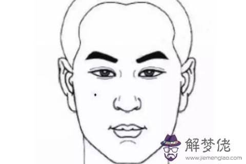 顴骨有痣的男人命好嗎？