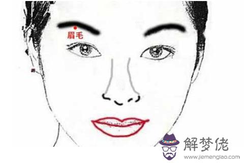 女人左眉毛上方有痣有何寓意？