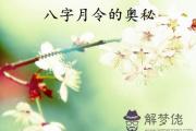 八字月令的奧秘