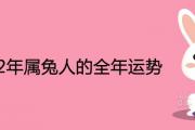 2022年屬兔人的全年運勢及每月運程詳解