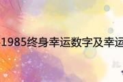 屬牛1985終身幸運數字及幸運顏色