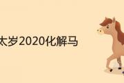 沖太歲2020化解馬 戴什麼吉祥物好