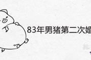 83年男豬第二次婚姻哪年 2021年感情運勢怎麼樣