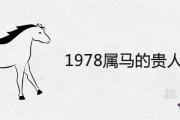 1978屬馬的貴人是誰