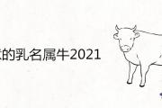 有創意的乳名屬牛2021