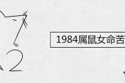 1984屬鼠女命苦嗎