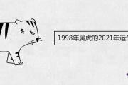 1998年屬虎的2021年運氣和運程