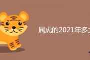 屬虎的2021年多大年齡