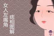 女人左嘴角有痣圖解大全 哪里長痣大富大貴