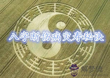 八字斷傷病災壽秘訣