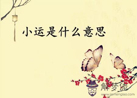 小運是什麼意思