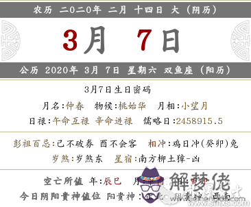 2020年農歷二月十四喜神方位 各時辰喜神方位查詢(圖文)