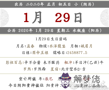 2020庚子年陰歷正月初五喜神之位詳情 喜神是吉神嗎？(圖文)