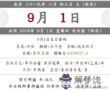 2019年八月初三喜神方位在哪(圖文)