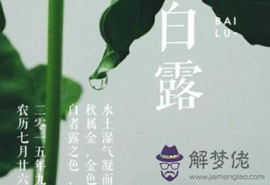 白露節氣是什麼意思,24節氣白露的含義!(圖文)