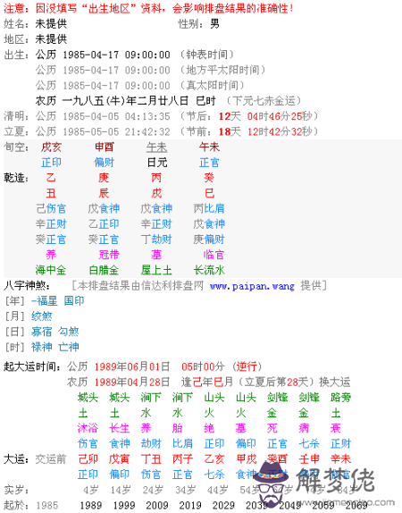 八字排盤算命不好