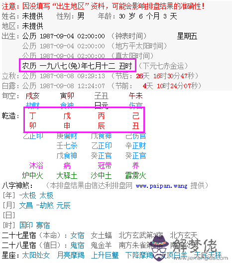 知道年月日怎麼查八字的簡單介紹