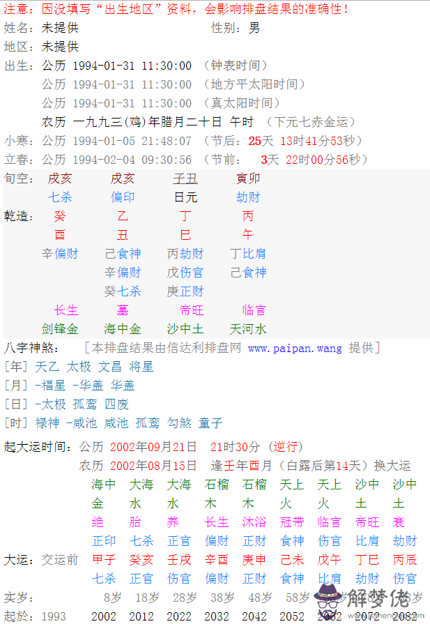 2020年1月3日生辰八字是什麼