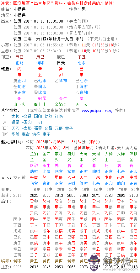 包含1993年農歷10月27的生辰八字的詞條