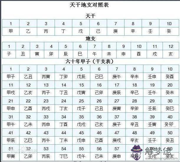 八字的天數地數的計算公式