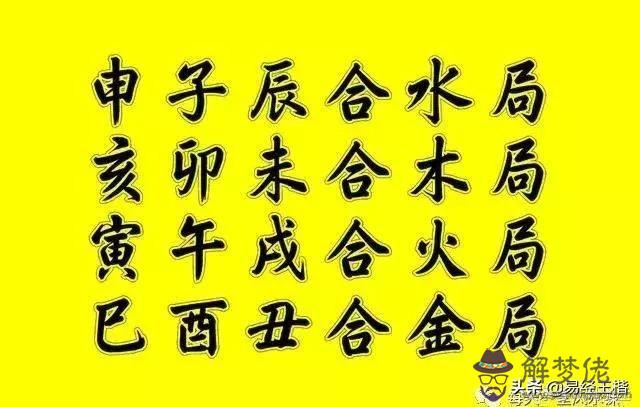 八字算命入門地支三合局說明什麼