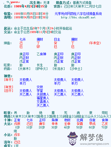 算命排大運啥意思