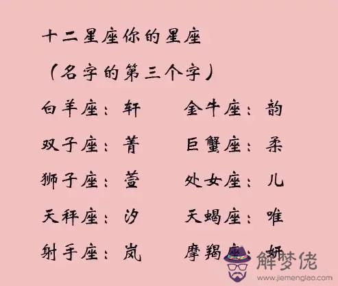 十二星座最美古風名字女，取名古風驚艷的名字