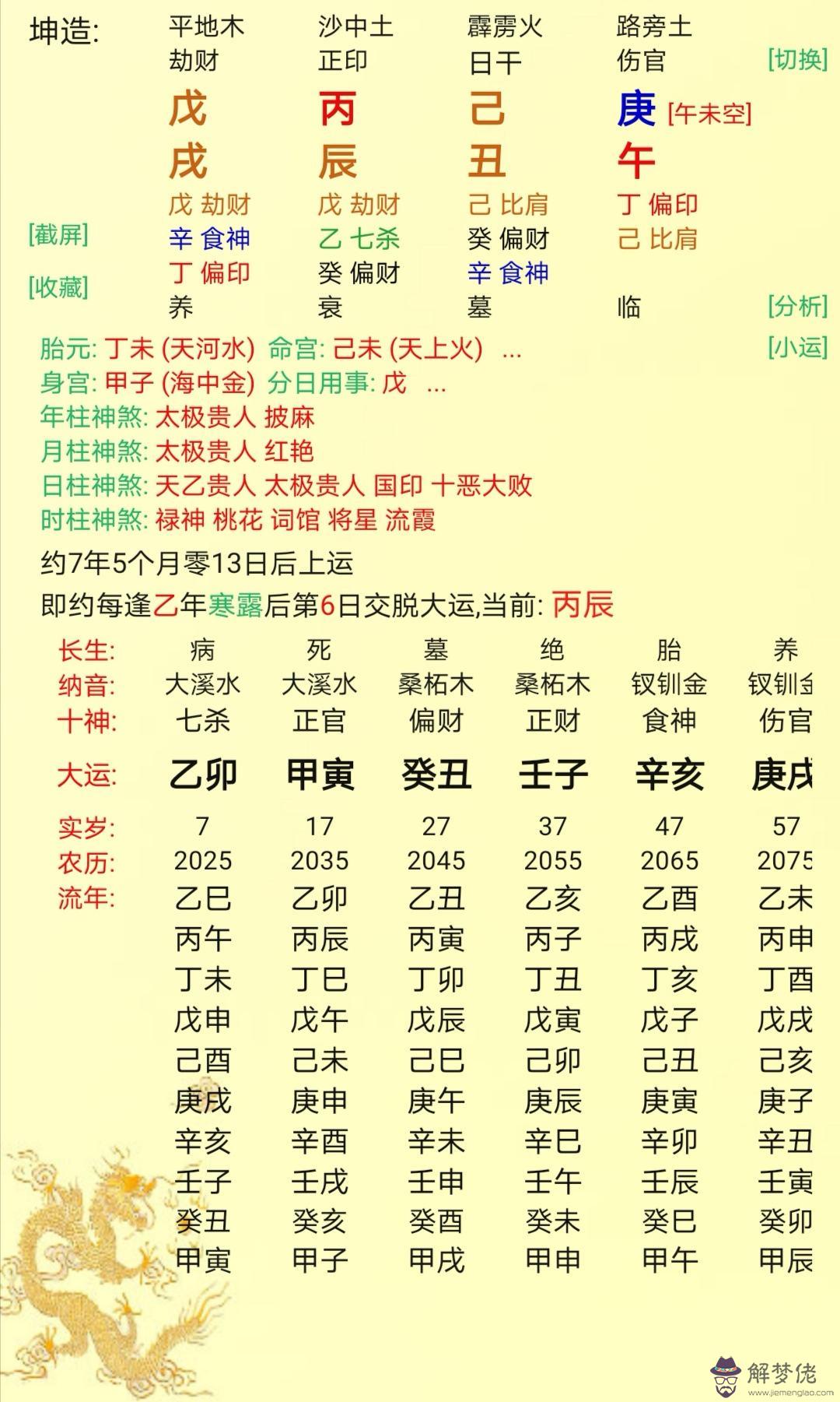 八字超級算法