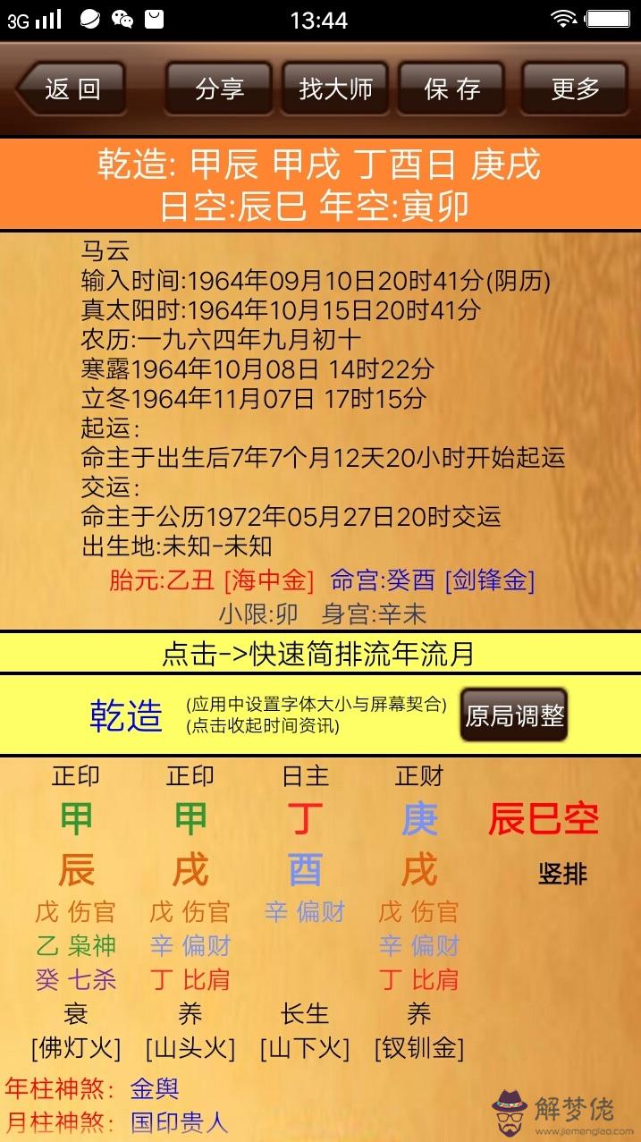 4、馬云八字解析及預測:從馬云的八字命理，看馬云為什麼能夠成功