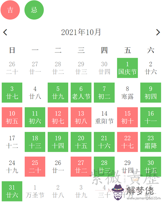 10、男生年臘月初六女生年六月十二看吉日結婚年10月20好嗎