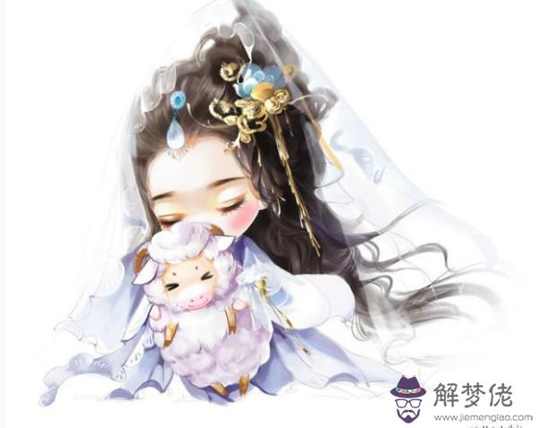 白羊女可愛的畫最簡單，畫十二星座的萌少女白羊座