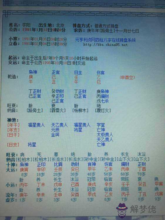 關于出生八字怎樣算出喜用神的信息