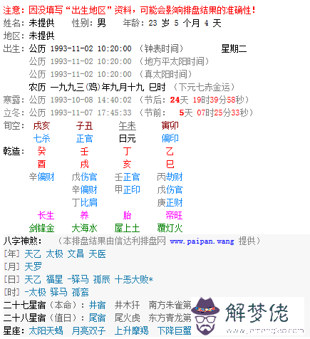 1972年9月22日生辰八字