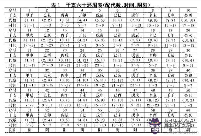 八字天干地支含義