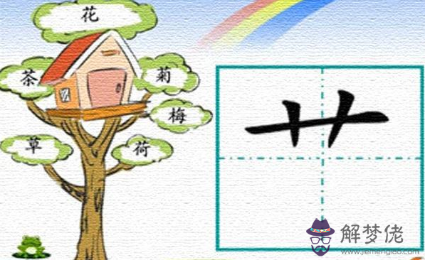 草字頭寓意好的男孩的名字：帶草字頭好聽的男孩名字