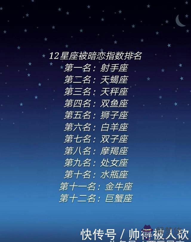 十二星座誰被暗戀最多：十二星座誰最容易被喜歡？