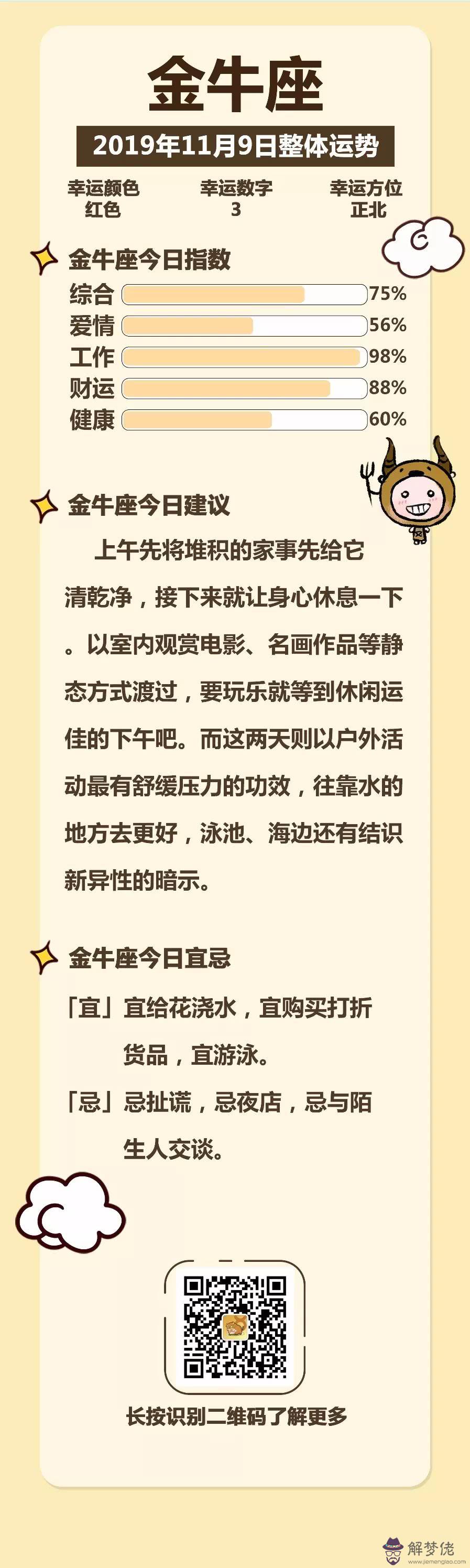 金牛座今日運勢：請問金牛座今天的財運？