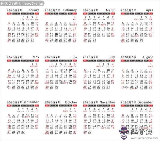 2020年萬年歷:萬年歷用到2019年升不到2020年如何調整？